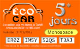 Eco Carte Monospace 5 jours