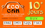 Eco Carte SUV 10 jours